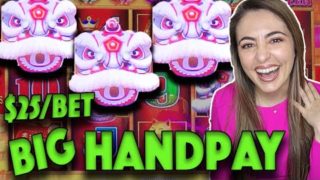 ⚡HUGE HANDPAY JACKPOT⚡ on Happy Lantern Lightning Link Slot Machine!