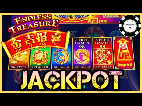 ⭐️HIGH LIMIT Endless Treasure JACKPOT HANDPAY  ⭐️$22 SPIN BONUS ROUND Slot Machine Casino ⭐️