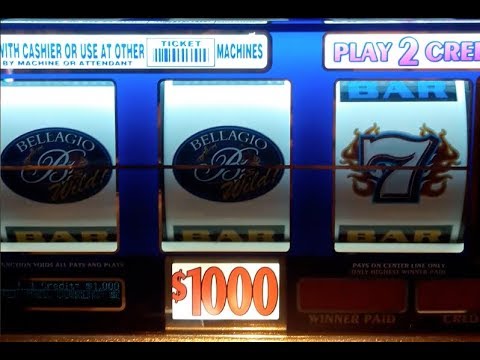 $150K Jackpot @Bellagio on a $1,000.00 Progressive Slot Machine  (No, NOT mine)