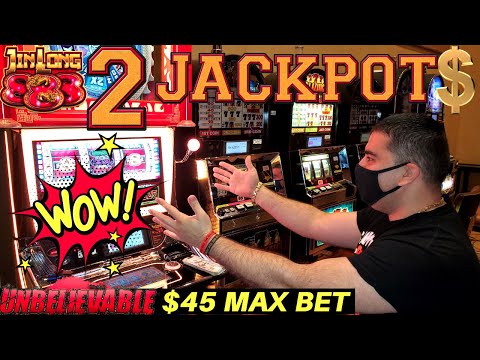 2 HUGE HANDPAY JACKPOTS On High Limit JIN LONG 888 & Konami Slot Machines -Huge high Limit Slot Play