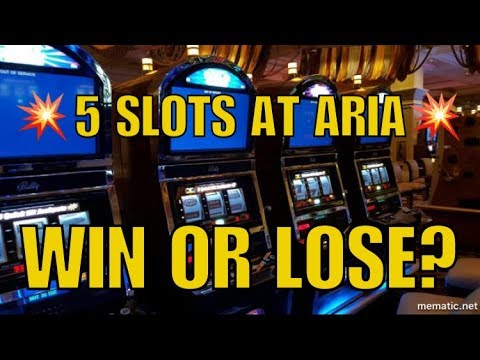 💥5 Slot Machines in 15 Minutes at ARIA💥WIN or LOSE?💥