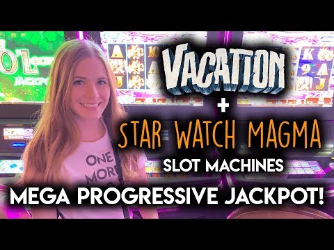AWESOME!! MEGA PROGRESSIVE JACKPOT! Starwatch Magma Slot Machine!!