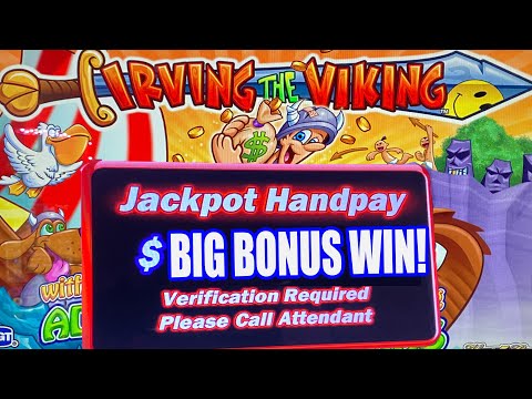 BIG BETS ON IRVING THE VIKING SLOT MACHINE ➜ HIGH LIMIT JACKPOTS!