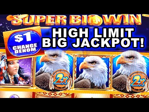 BIG JACKPOT ON GREAT EAGLE RETURNS ★ HIGH LIMIT SLOT MACHINE ➜ MASSIVE JACKPOTS & BONUSES!