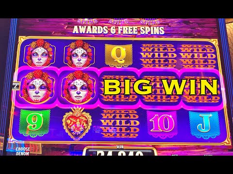 Big Wins: Spirit Link, Munchkinland, Willie Nelson slot machines.