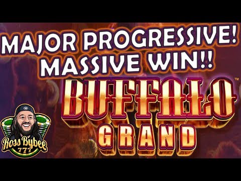 Buffalo Grand Slot Machine Max Bet Major Progressive & a x10 SPIN!