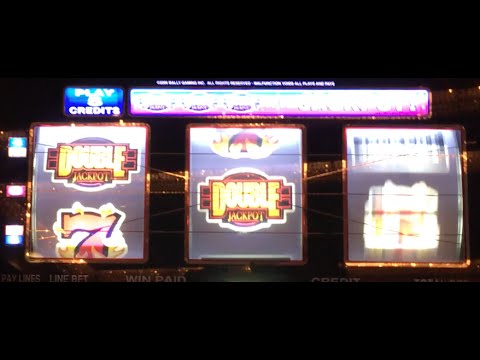 DOUBLE JACKPOT 777 ✦LIVE PLAY✦ Slot Machine Pokie at Caesars, Las Vegas