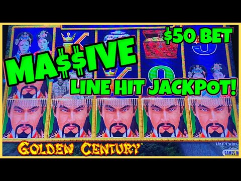 🐲Dragon Link Golden Century MASSIVE HANDPAY JACKPOT  🐲$50 MAX BET BONUS ROUND Slot Machine Casino 🐲