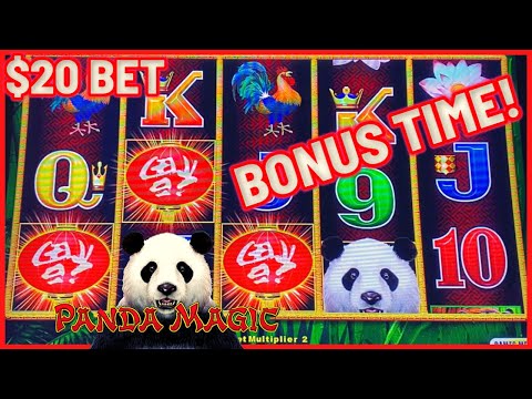 🐲Dragon Link Panda Magic 🐲HIGH LIMIT $20 Bonus Round 🐲Slot Machine Casino 🐲