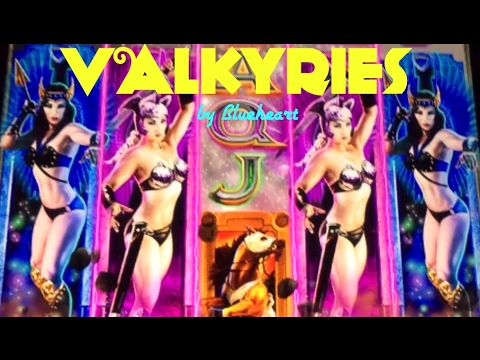 ★RARE 40 SPINS★ VALKYRIES slot machine max bet BONUS and PROGRESSIVE JACKPOT WINS!