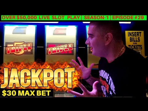 High Limit 3 Reel Slot Machine HANDPAY JACKPOT – $30 Max Bet | Season-1 | EPISODE #29