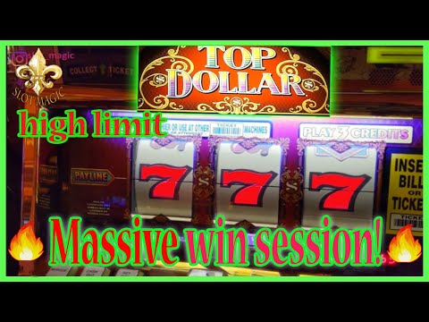 🔥High Limit Top Dollar is ON FIRE!🔥 So.Many.Bonuses! Las Vegas!