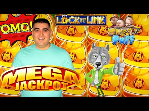 Huff N Puff Slot Machine HUGE HANDPAY JACKPOT – New Slot Machine Max Bet Bonus & BIG WIN !MUST WATCH