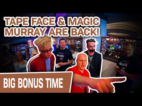 🏆 LAS VEGAS High-Limit Harrah’s SLOTS! 🤐 Tape Face & Magic Murray Are BACK WITH A VENGEANCE