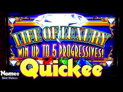 Life of Luxury Progressive Slot Machine – Free Spins Bonus – Max Bet
