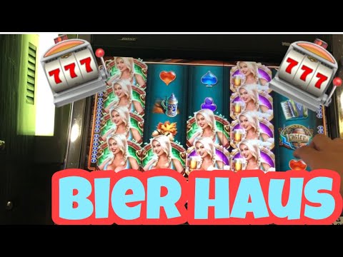 MAJOR!!! Bier Haus slot machine progressive chasing!