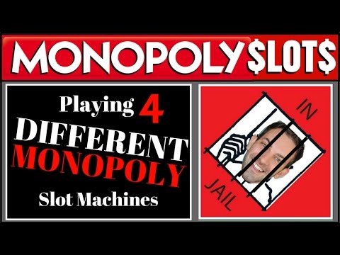 MONOPOLY SLOTS ✦ 4 Different Slot Machines ✦ Las Vegas