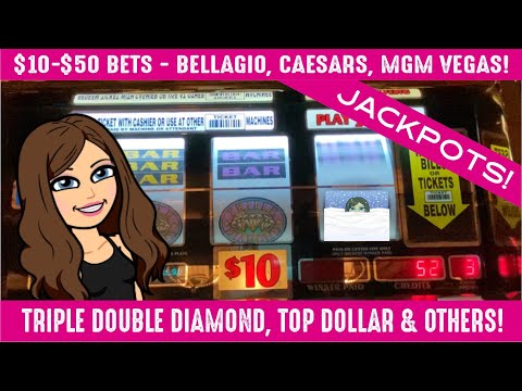 OLD SCHOOL HIGH LIMIT SLOT MACHINES🎰 💎Triple Dbl Diamond, Double Top Dollar 💵 JACKPOT!