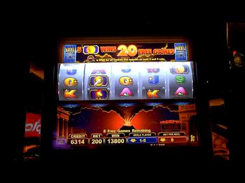Pompeii Progressive slot machine bonus win at Parx Casino