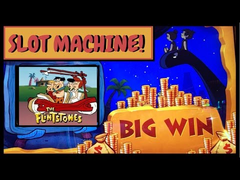 The Flintstones SLOT Machine ✦ BIG WIN Live Play ✦ Cosmo Las Vegas