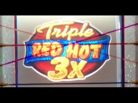 Triple Red Hot 777✦LIVE PLAY✦ Slot Machine in Las Vegas