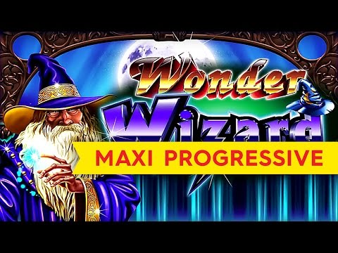 Wonder Wizard Slot – MAXI PROGRESSIVE – Bonus Retrigger!