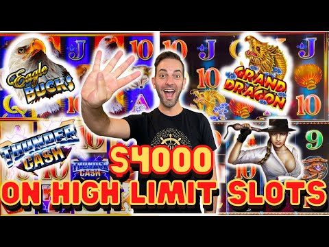 🦅 $4,000 🔛 4 Slots at $20 Spins on Ainsworth Jackpot Slots